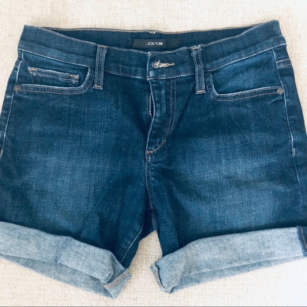 Joe’s blue denim shorts